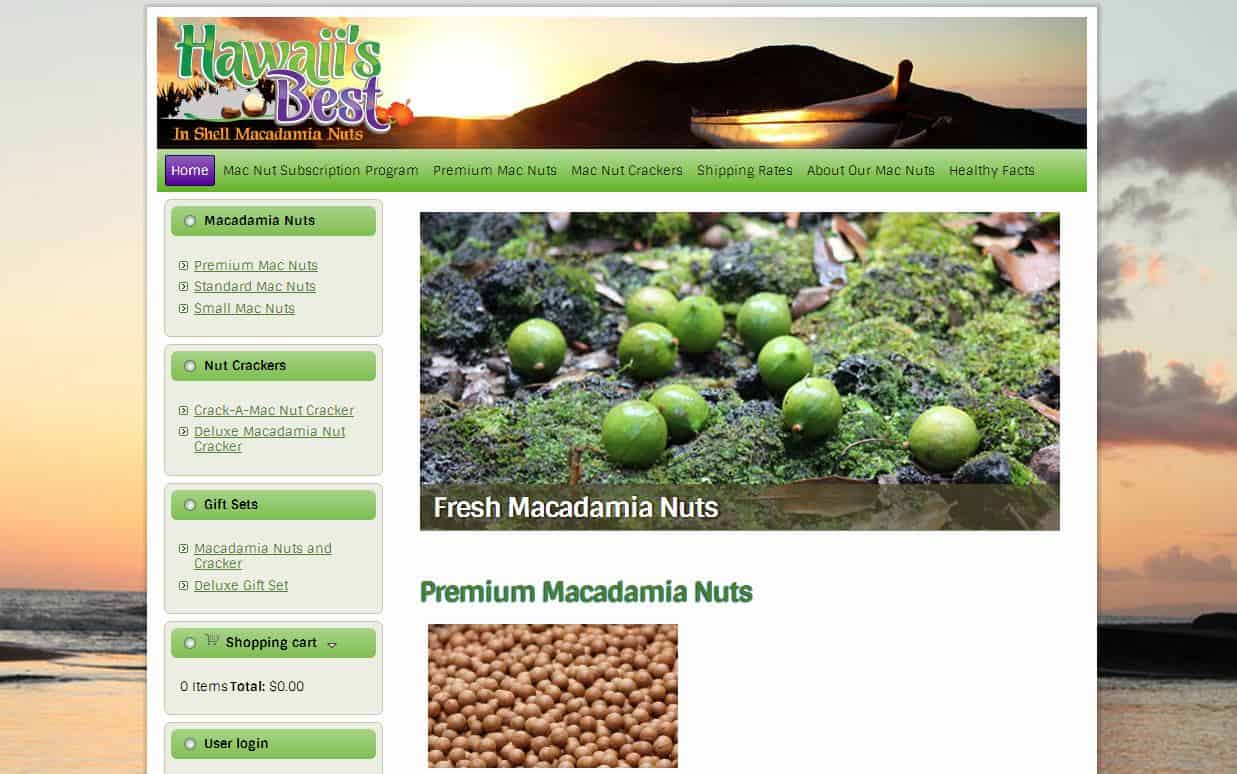 Completed Project Hawaii's Best Mac Nuts